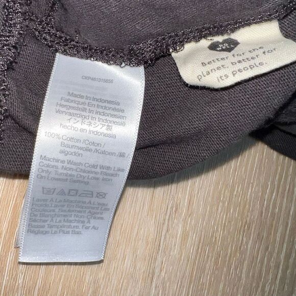 Madewell Organic Cotton High-Waist Pull-On Shorts in Dark Brown, Women’s XS - Picture 7 of 10